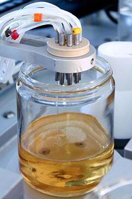Addition of system liquids