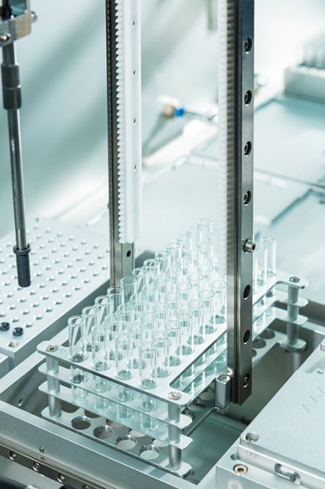 positioning of rack
