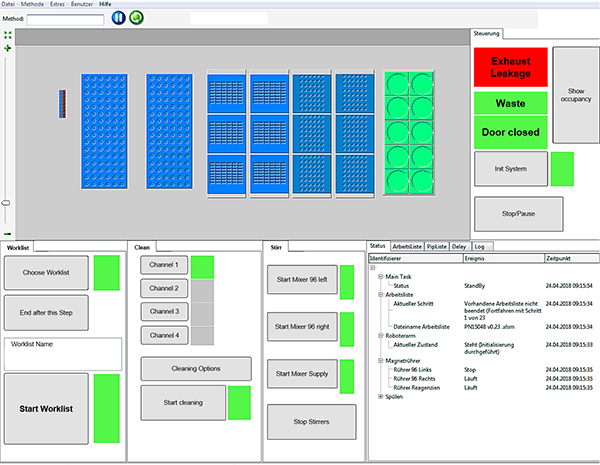 crystallization screening WinLissyRunner