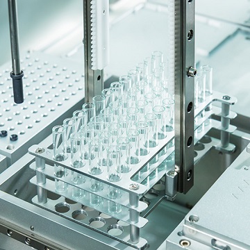 inorganic sampling Positioning of rack
